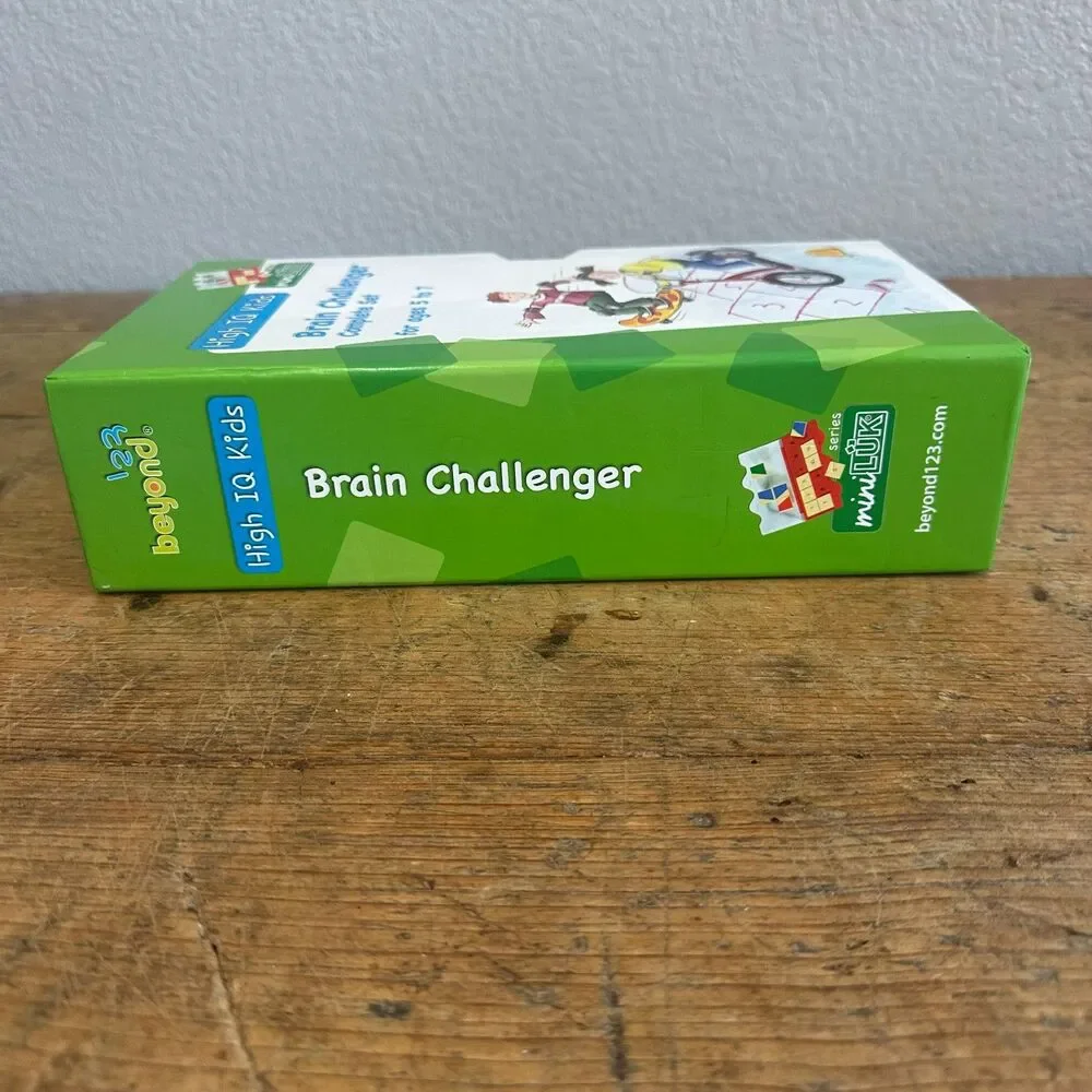 MiniLUK High IQ Kids Brain Challenger Complete Set HomeSchool Learning Excersize